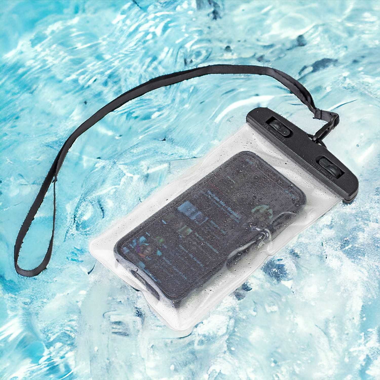 Etui wodoodporne pokrowiec na telefon na kajak plażę basen