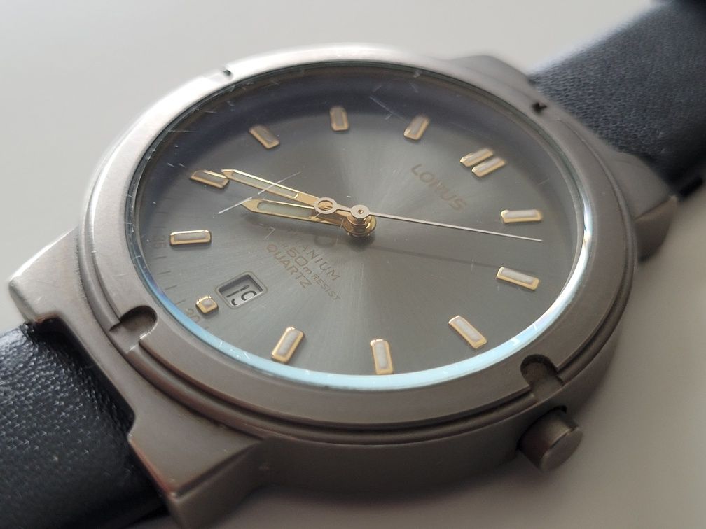 LORUS TITANIUM V732- X001 A1 by SEIKO militarny zegarek nareczny 5bar