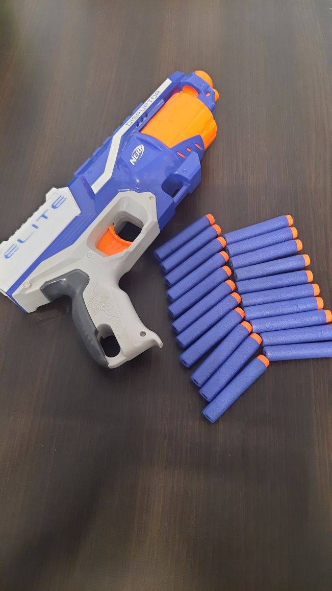 Pistolet NERF Elite DISRUPTOR z nabojami