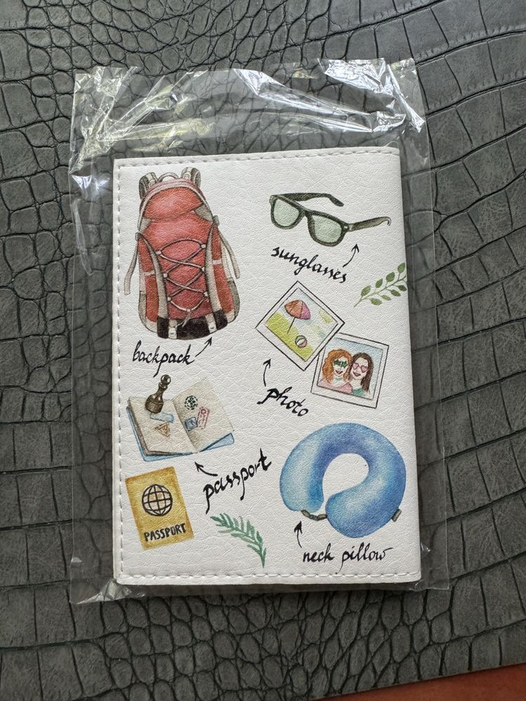 Etui pokrowiec na paszport time to travel