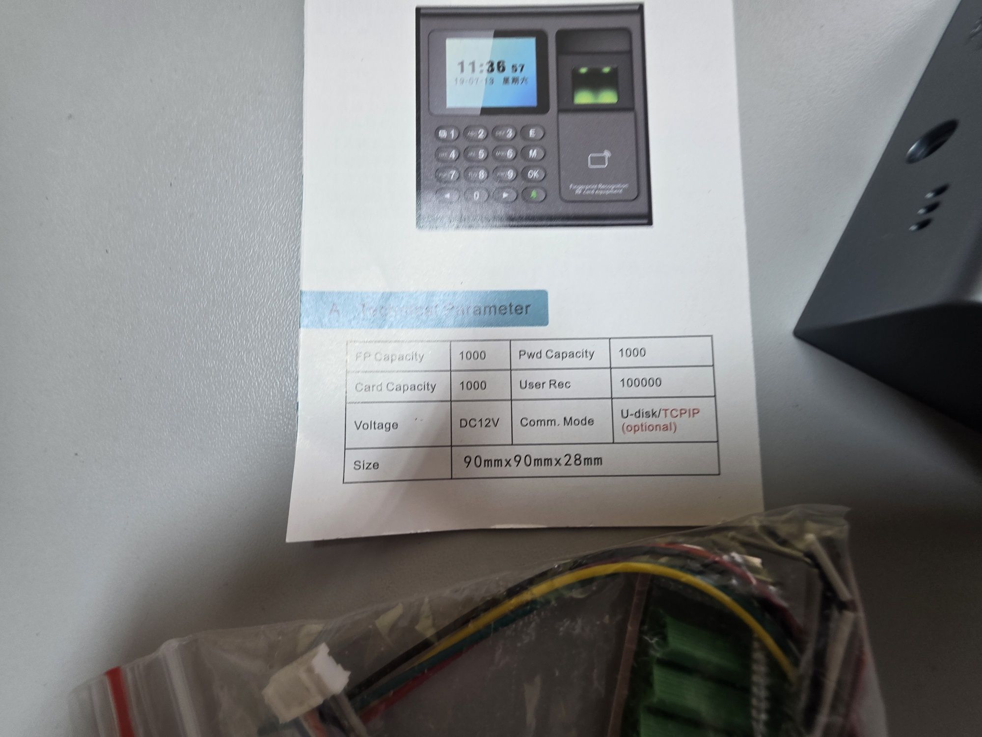 Leitor Biométrico CARD - Controle de Acesso