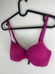 Różowy fuksjowy biustonosz stanik logo Victoria's Secret 32D 70D