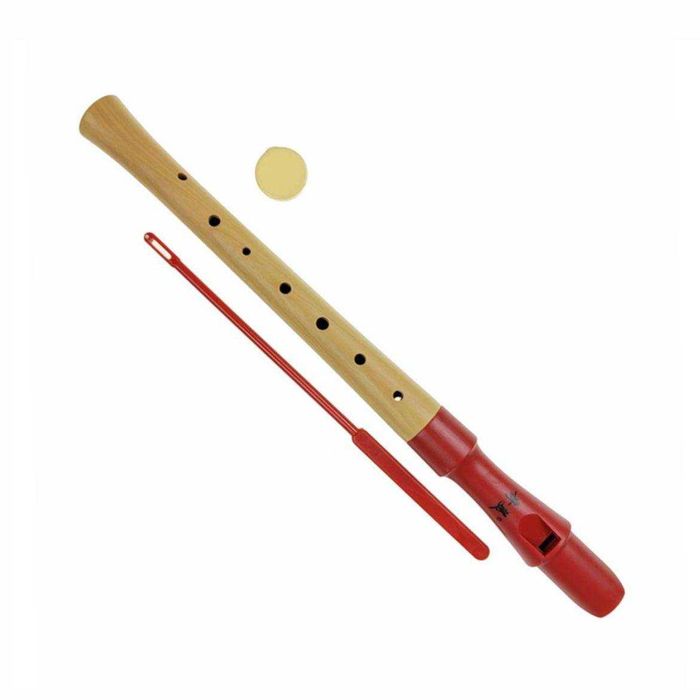 Flet prosty drewniany sopranowy QM8A-28G-Red muzyczniak