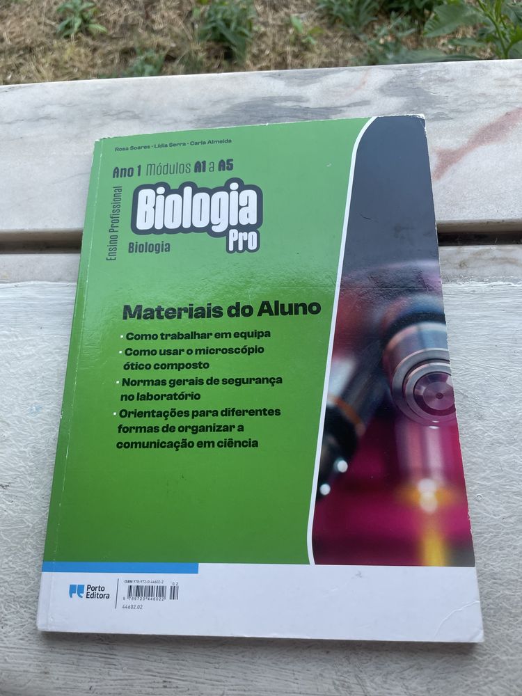 Manual biologia curso profissional 10ano