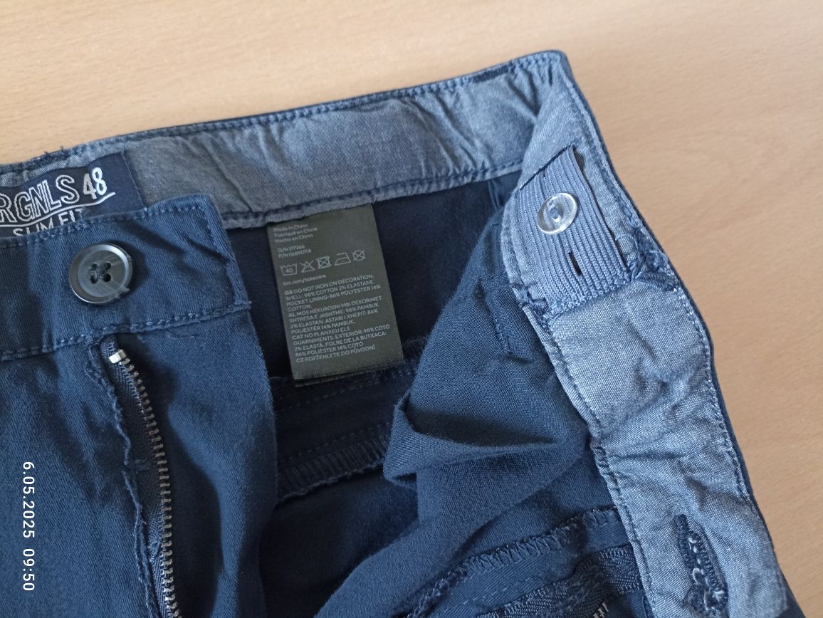 Spodnie chłopięce chinos H&M 158