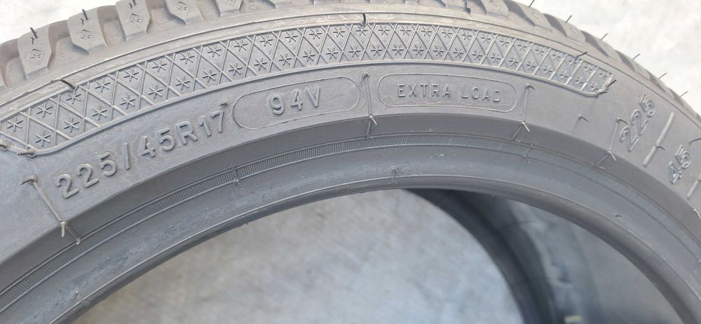 2x Nowe Opony Zimowe 225/45R17 Kleber Krisalp HP3 DEMO