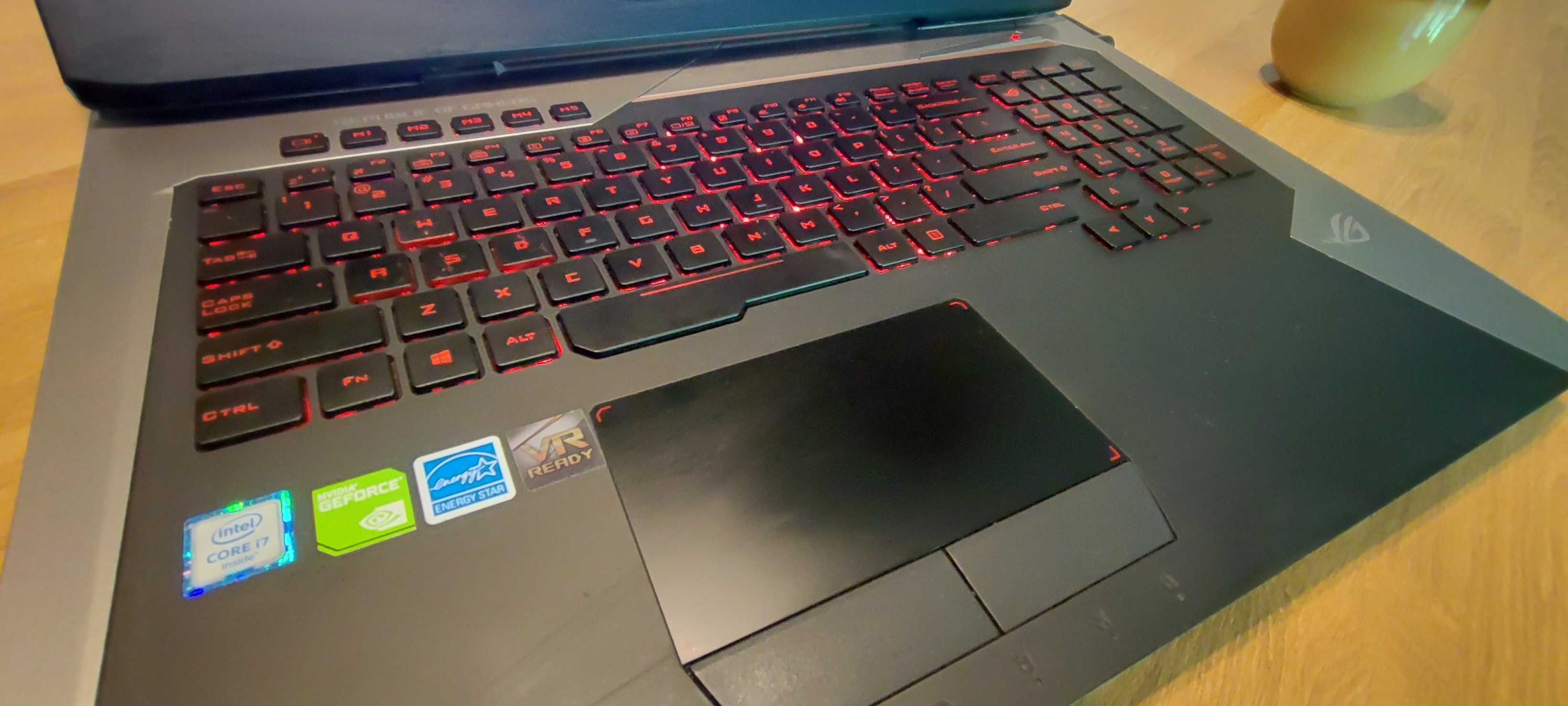 Laptop ASUS ROG G752 i7, GTX 1060, 32GB RAM, SSD, nowa bateria