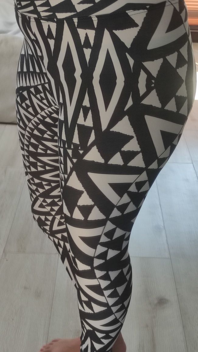 Legginsy getry Gatta rozmiar L 40 azteckie wzory