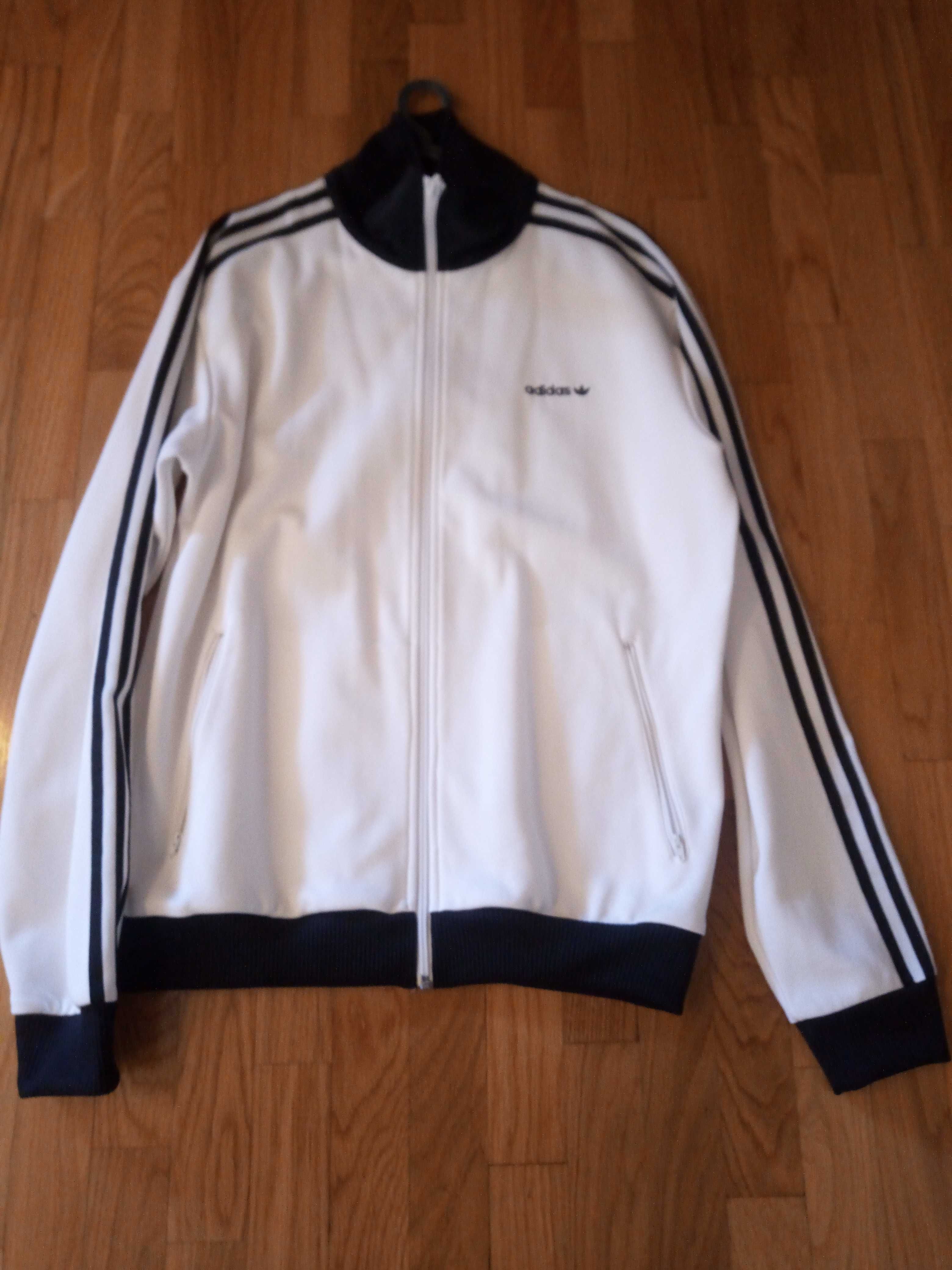 Casaco Adidas branco julgo que unisexo