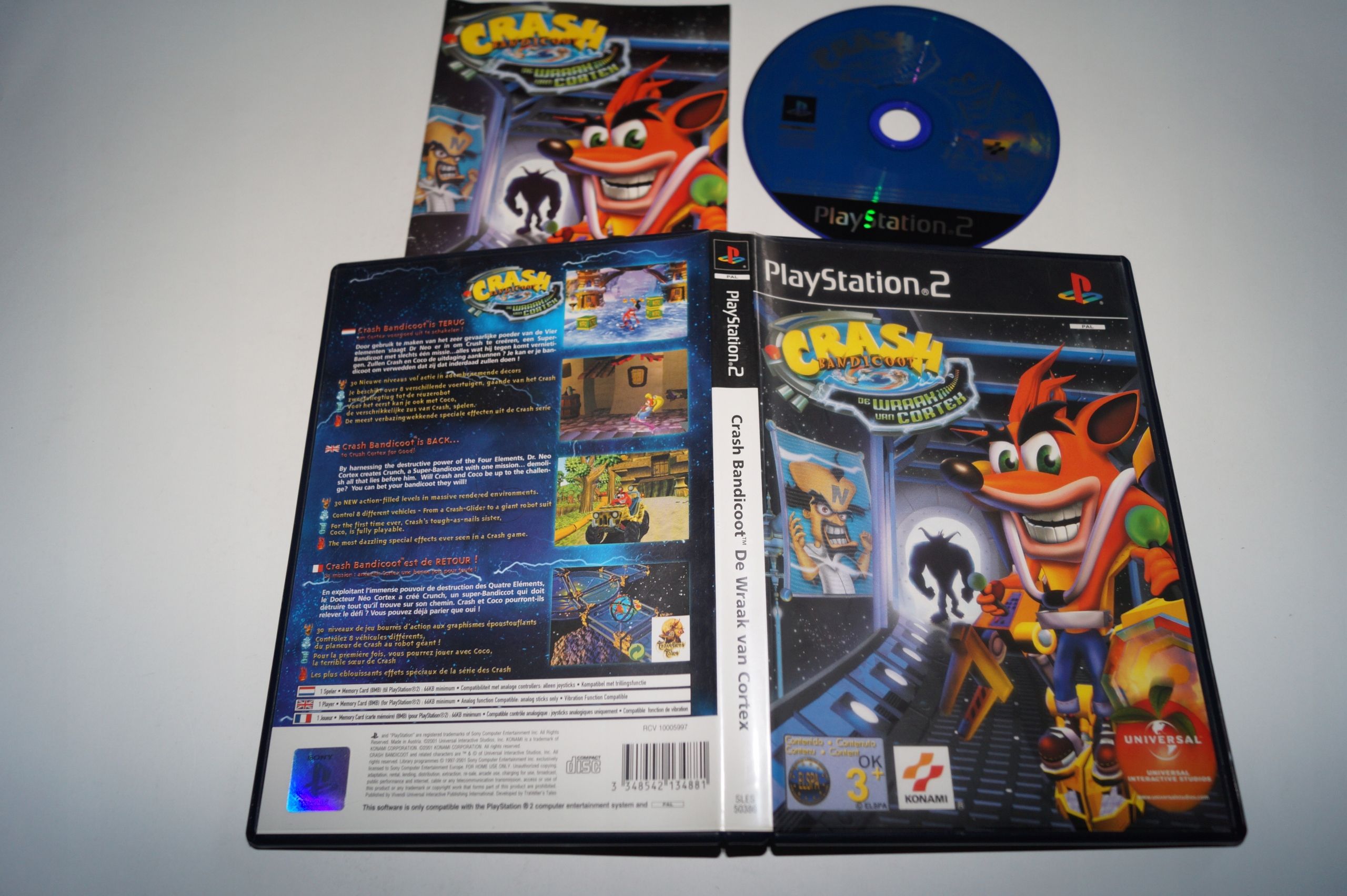 Gra Crash Bandicoot The Wrath Of Cortex - Ps2 Sony Playstation 2 (Ps2)