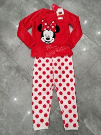 Komplet piżama dziewczęca Disney Minnie 110/116 polarowa spodnie bluza