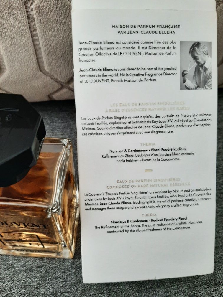 Oryginalna woda perfumowana Le Couvent Singulière THERIA 100 m unisex