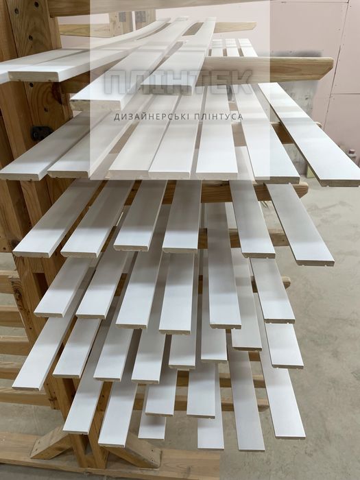 Плінтус МДФ фарбований, Плінтус дерев‘яний, Вставка МДФ