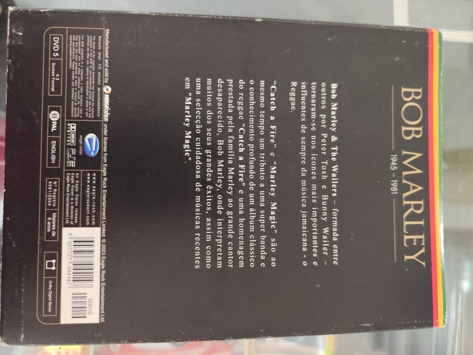 DVD duplo Bob Marley History,Tribute &Music