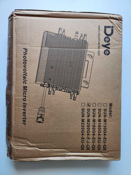 Мікроінвертор Deye SUN-M200G4-EU-Q0 2000 Вт 1, MPPT:4
