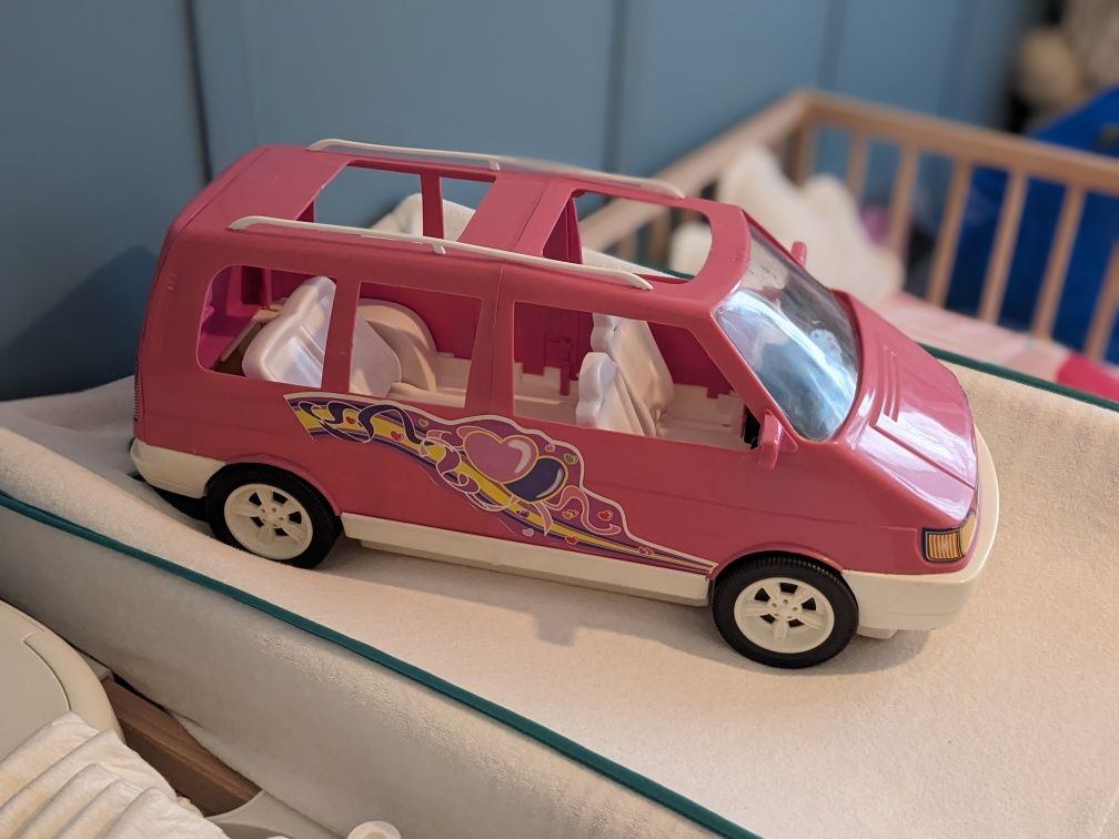 Amerykański Van Dla Kena i Barbie Vintage Auto Lata 90-te