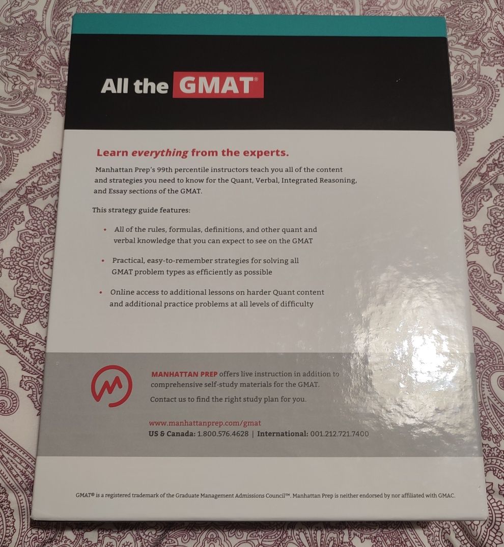 Manhattan Prep's All The Gmat Set NOVO