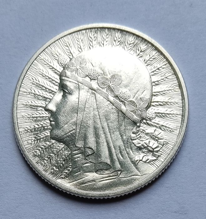 Moneta 2 złote 1933 Głowa kobiety