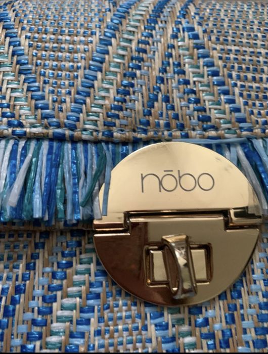 Torebka listonoszka Nobo letnia pleciona na łańcuszku nowa kolorowa