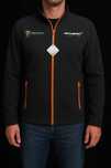 Nowy softshell marki McLaren x Monster w kolorze szarym. Rozm M