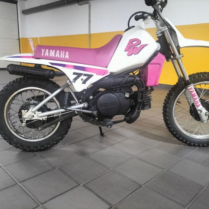 Yamaha pw 80 , mota de iniciação ao motocross muito pouco usada.