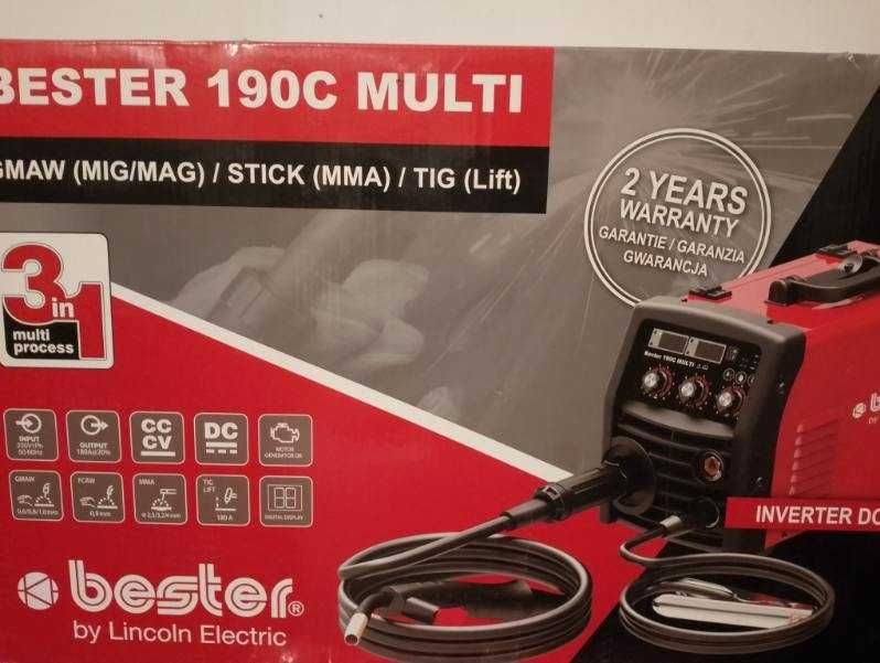 Spawarka Bester 190c MULTI 180A półautomat spawalniczy