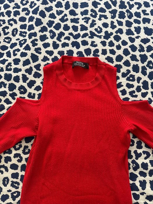 Camisola vermelha da  Bershka