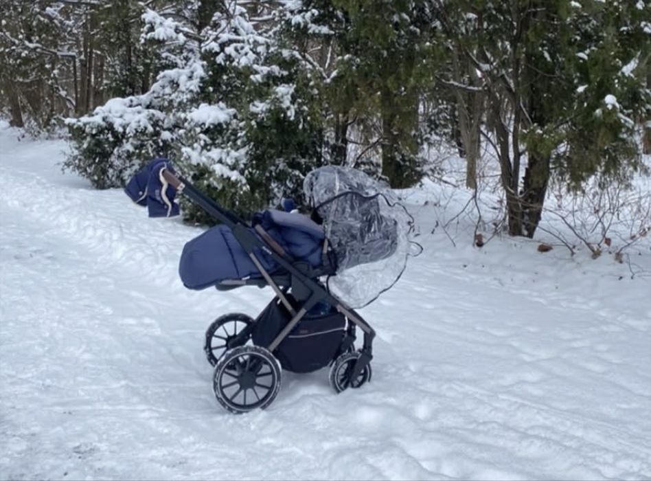 дитячий зимовий чохол у візок та на сані