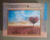 Puzzle drewniane, 1000 Drzewo - serce