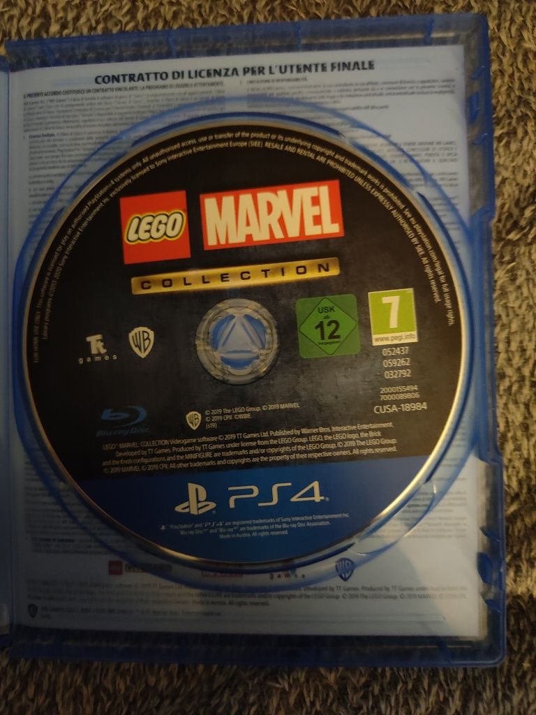 LEGO Collection Marvel super Heroes 1 2 Avengers PS4 PlayStation 4