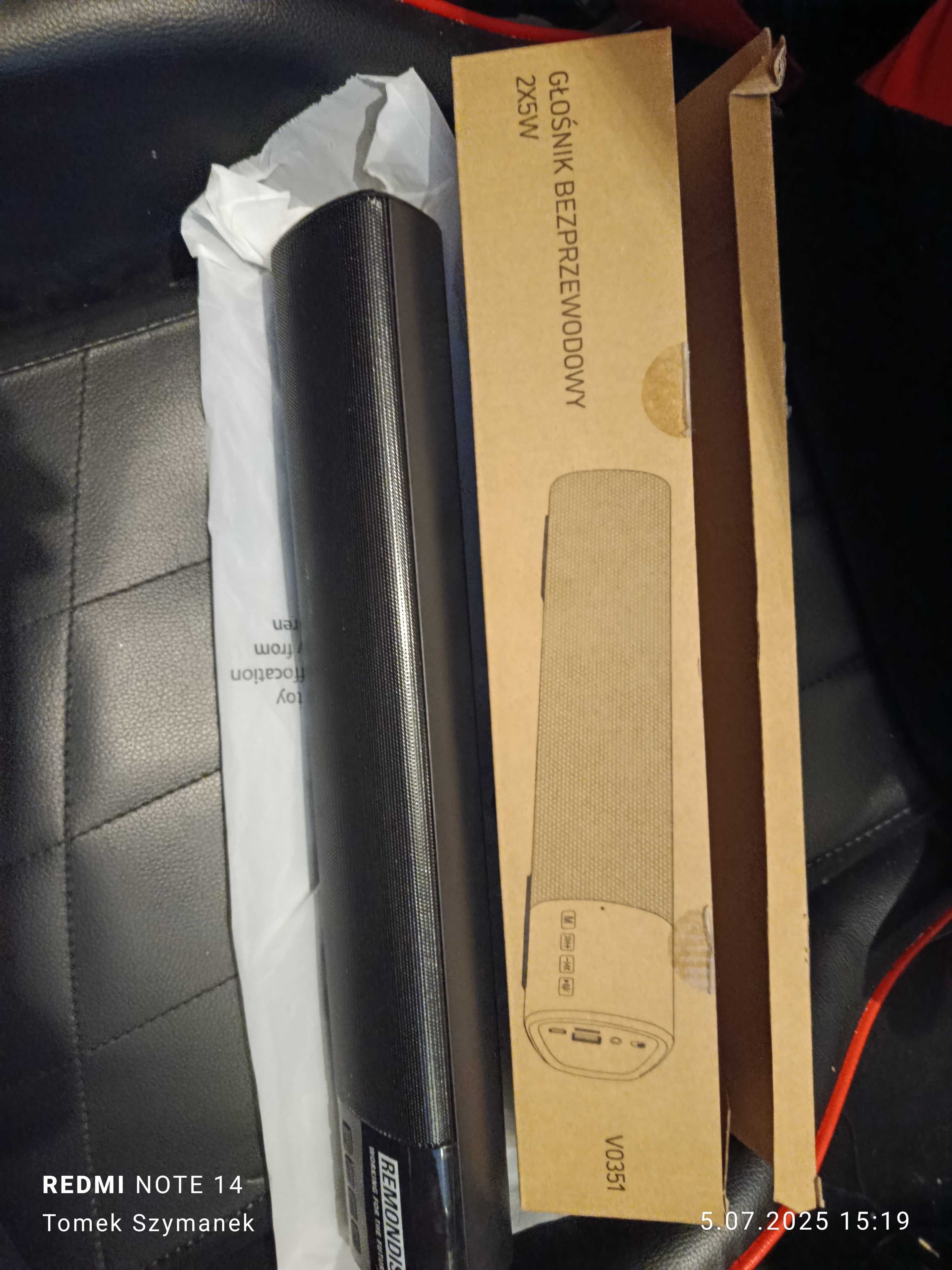 Głośnik Bluetooth 2×5 W (model V0351)