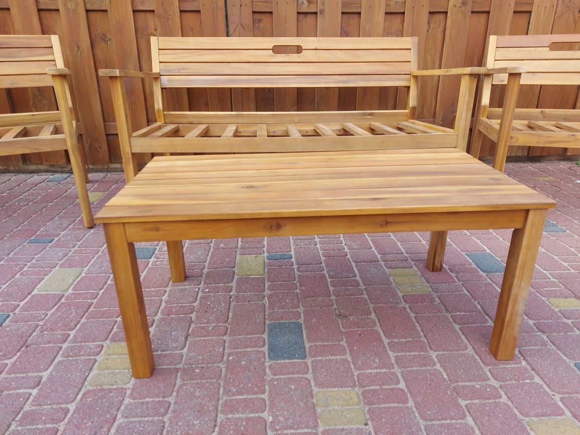 Nowy zestaw ogrodowy "Akacja" sofa, dwa fotele stolik.