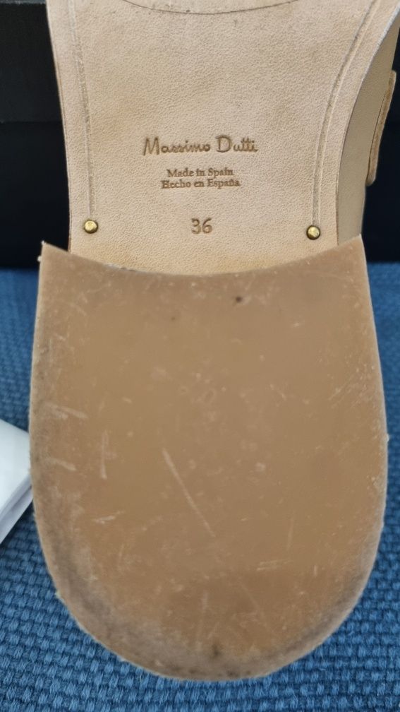 Massimo Dutti Skórzane mokasyny