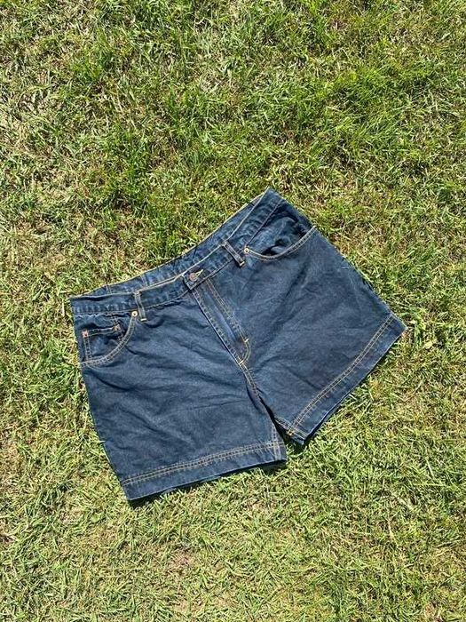 Spodenki shorts Levis jeans 501 36x34 denim men streetwear granatowy