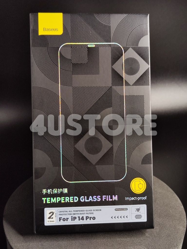 Защитное стекло Baseus Box на iPhone 14 Pro Max без рамки захисне скло