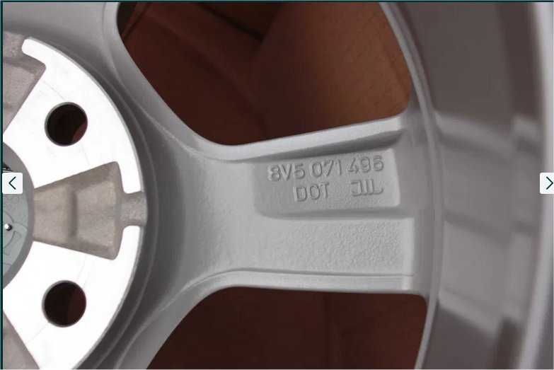 Fabrycznie Nowe oryginalne alufelgi oem VAG 16 5x112 et37 VW AUDI SEAT