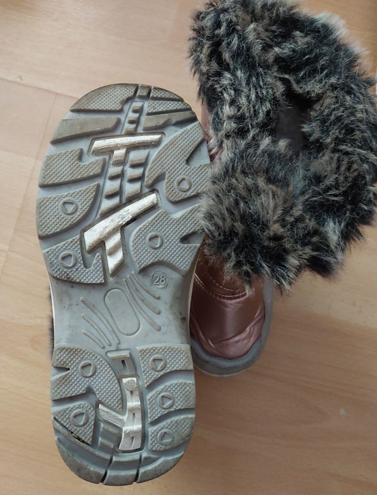 Śniegowce dziewczęce rozmiar 28