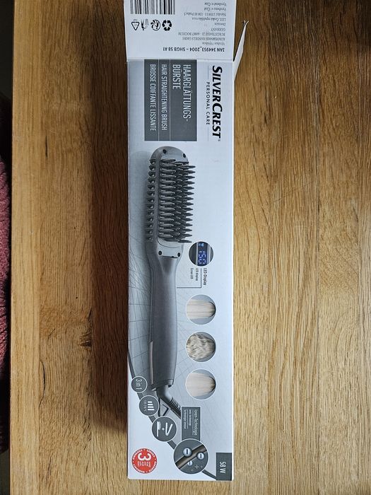 Szczotka wygładzająca elektryczną prostownica Silver crest  Lidl
