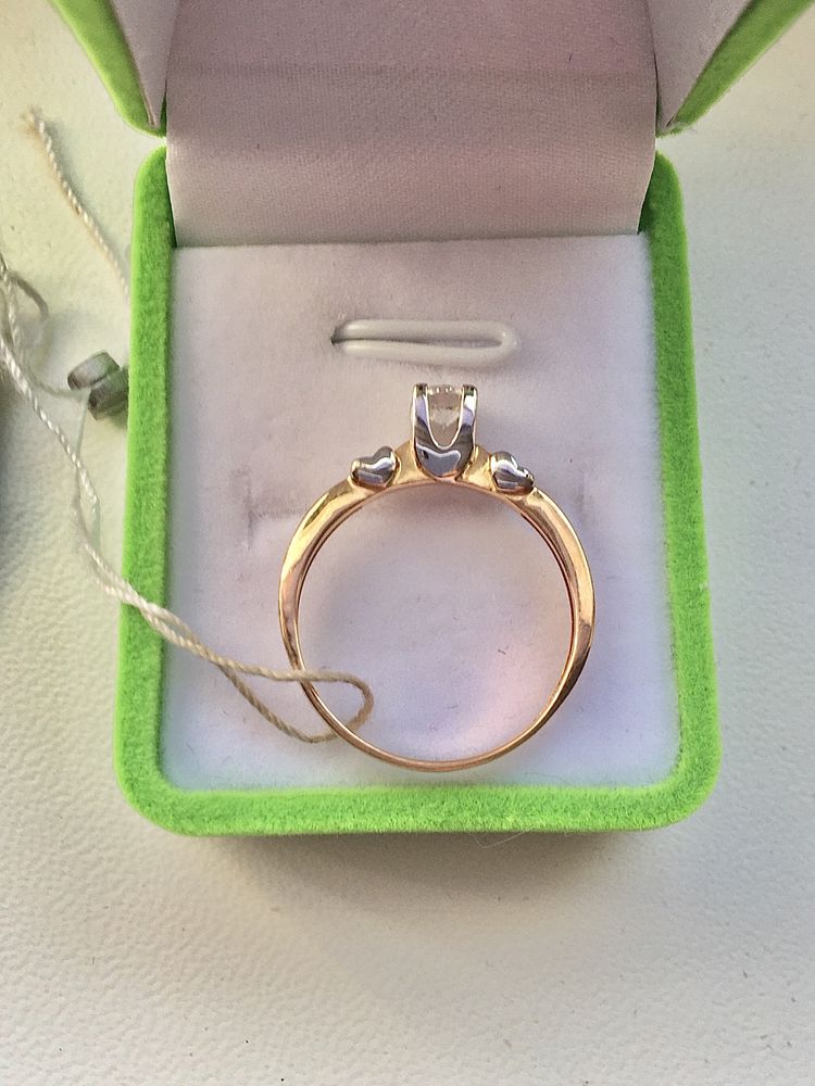 Женское кольцо золото 585 пробы
