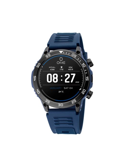 Relógio Smartwatch ONE - Modelo Desportivo Azul (novo e selado)