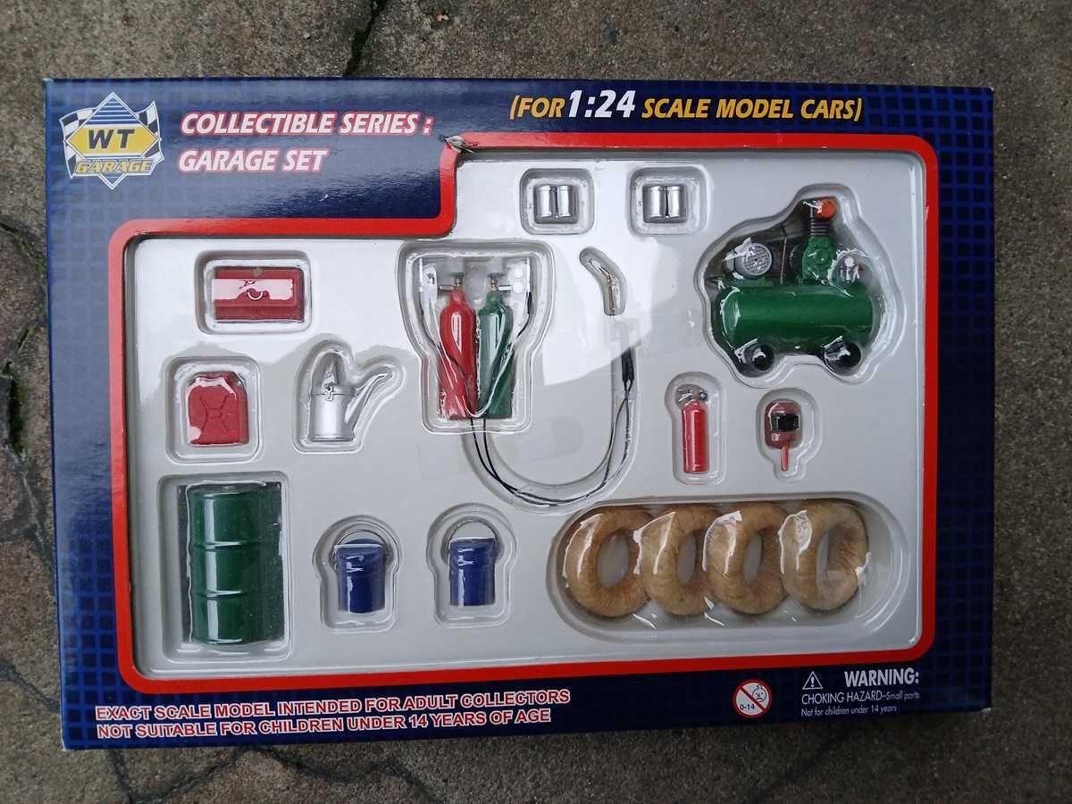 Garage tools narzędzia 1:24 1:25 modele diorama service auto