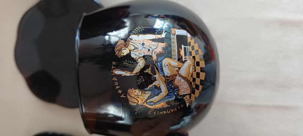 Чорний чайний червіз  скляний Афродита новий