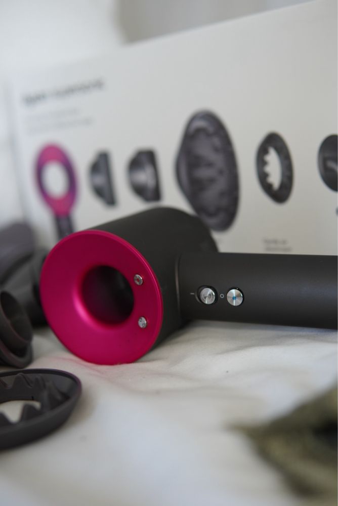 Фен для волосся Dyson Supersonic HD07 Iron/Fuchsia