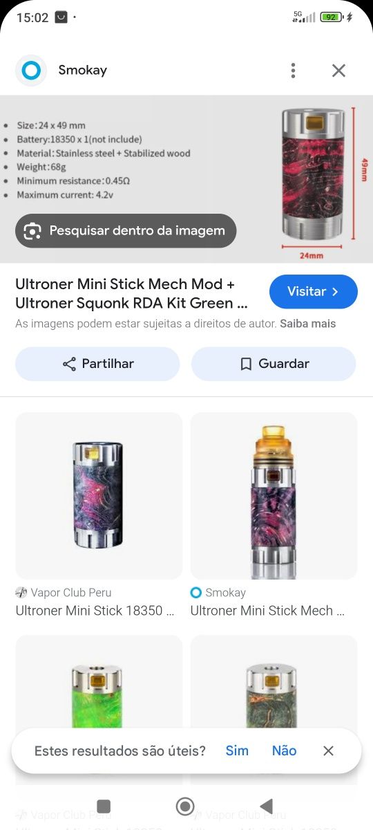 Mini tubo electrónico
