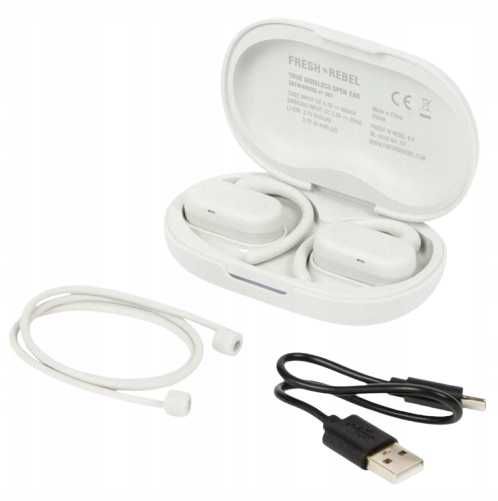 Słuchawki bezprzewodowe z przewodnictwem kostnym Fresh 'n Rebel szare