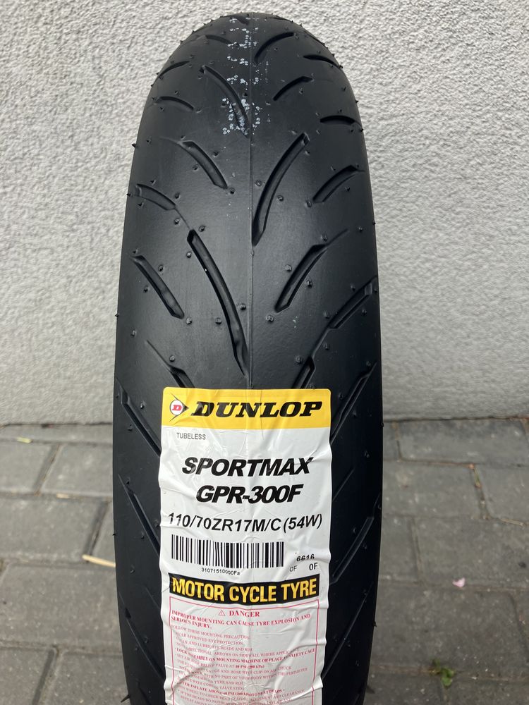 110/70ZR17 Dunlop SportMax GPR300 (54W) Nowa 2022