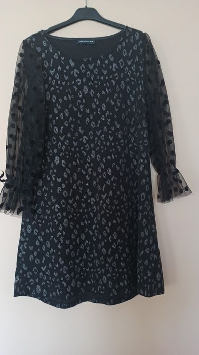 Sukienka czarna elegancka w rozmiarze 38