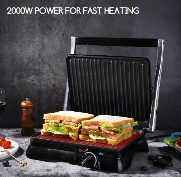 Opiekacz Aigostar Samson srebrny/szary 2000 W