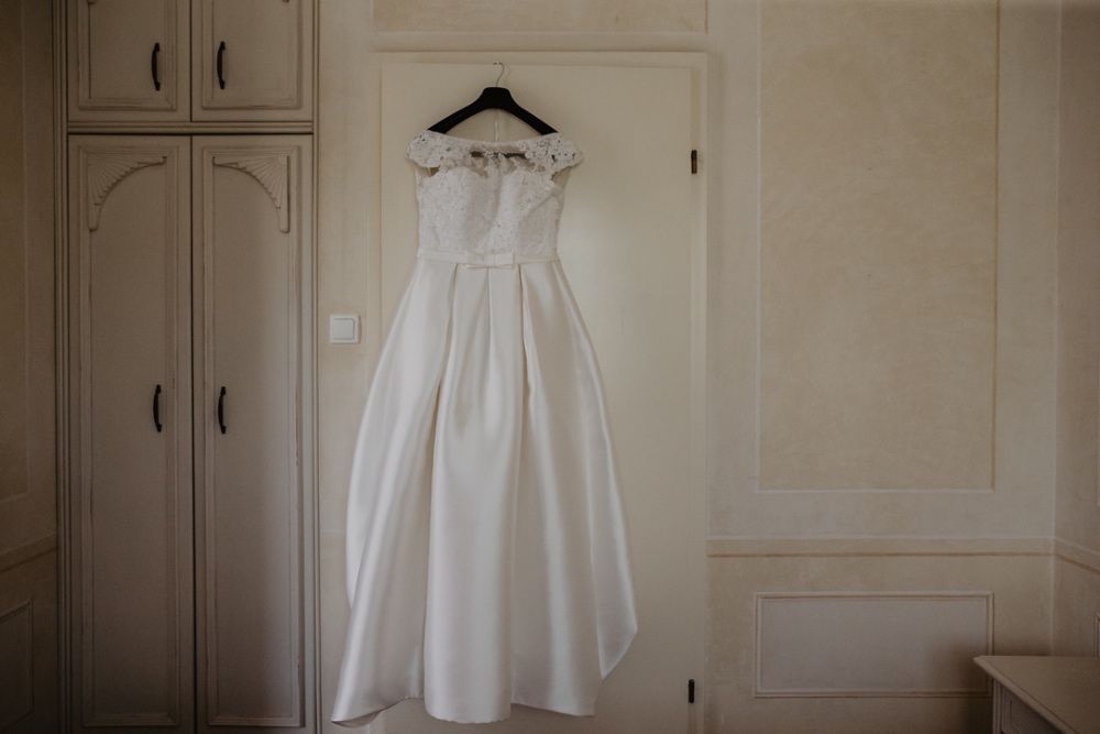 przepiękna suknia ślubna marki Pronovias, model OSASUN