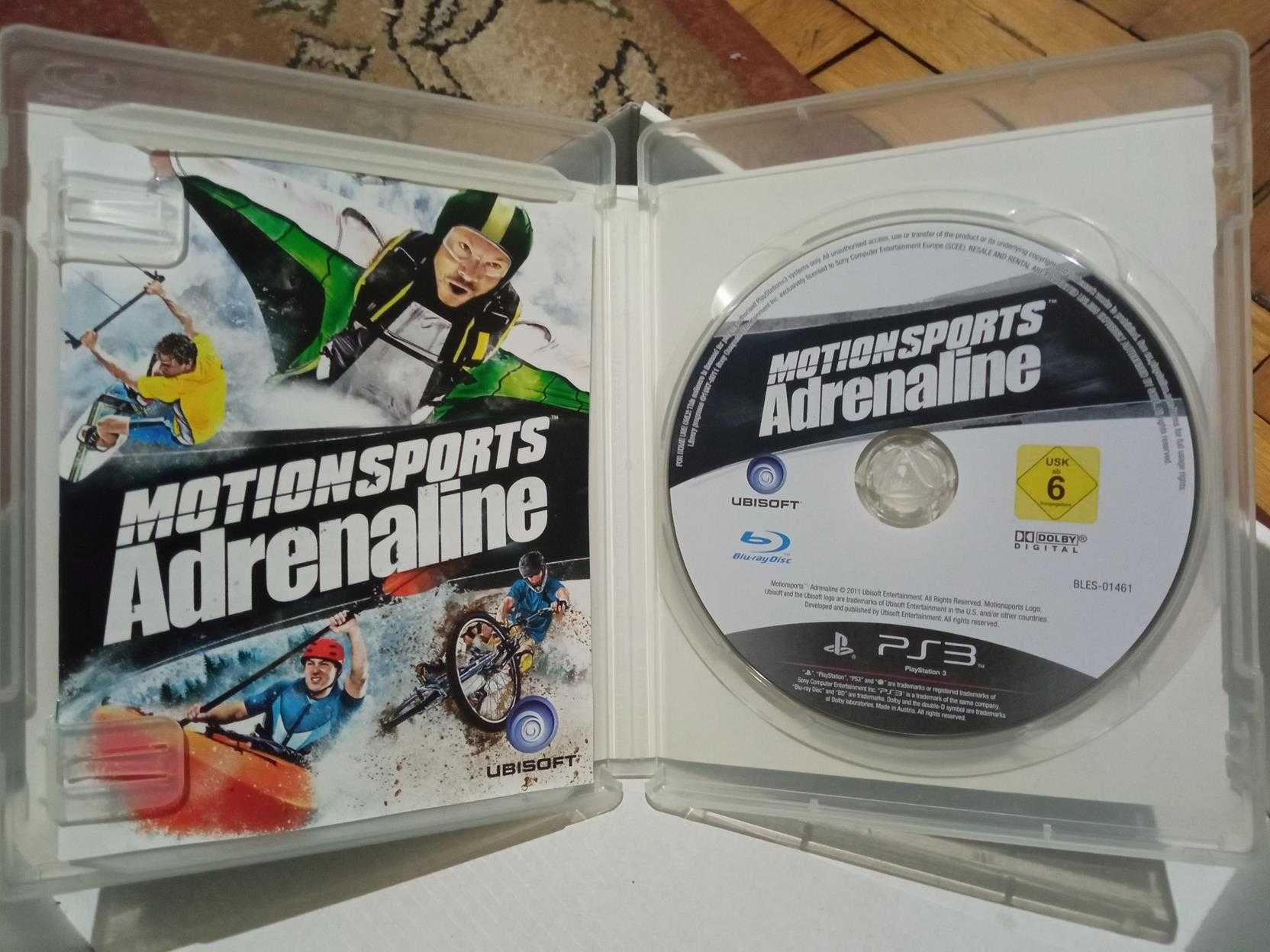 Gra MOTIONSPORTS ADRENALINE PS3 motionsport sporty ekstremalne